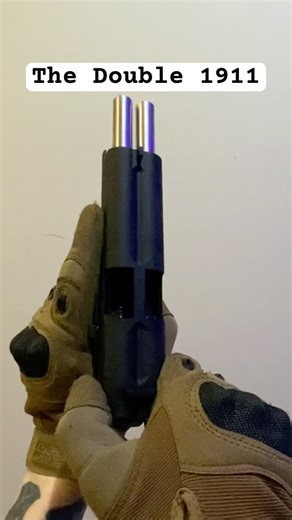 The Double 1911 reload left handed (airsoft) #airsoft #airsoftgun #reload #fpsgames #videogames #scp