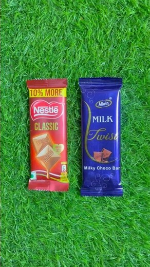 Nestlé Classic vs Milk Twist 🍫 ASMR Unboxing & Tasting Sounds