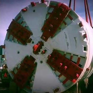 The Boring Company, first tunnel, Cutterhead & electric sled 125mph (200 km/h) test run | Elon Musk