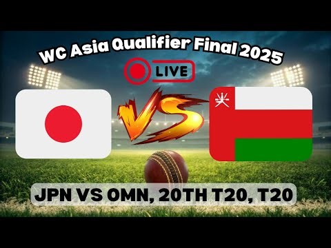 JPN vs OMN | T20 WC Asia Qualifier 2025 | Live Score & Analysis