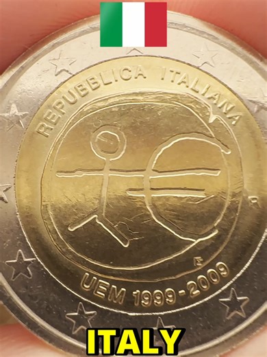 Italian €2 Coin Worth €7 #euro #coin