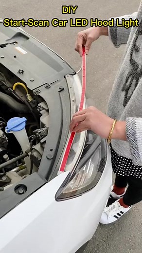 DIY Car Led Hood Light Installation Guide