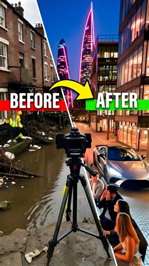 From Slums to Billionaire Row in 30 Seconds 💸#shorts #satisfying