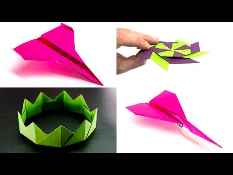 4+ How to make origami. Paper crafts. Ideas for creativity #11
