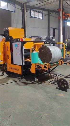 Fully Automatic Silage Baler with Integrated Baling and Wrapping System