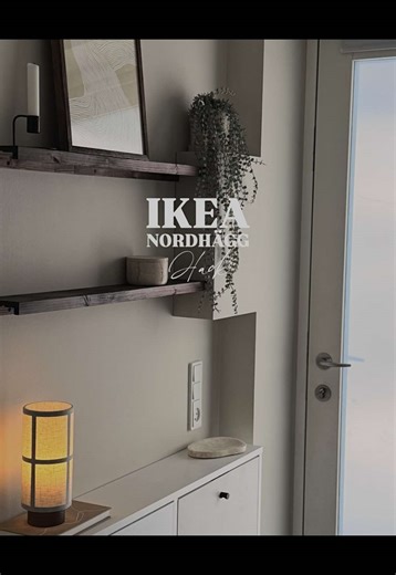 Transform Your Small Entryway with IKEA NORDHÄGG Shelves