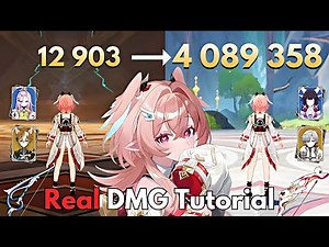 C0 Linnea 4M Real DMG Tutorial! Increase Her DMG! Genshin Impact