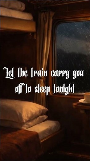 Cozy Train Compartment in the Rain — Sleep Sounds for Deep Rest
