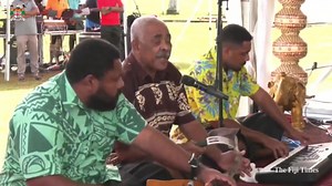 #FijiTimesNews Those present at the National Girmit Day celebrations at Subrail Park in Labasa this morning, heard a group of iTaukei men sing a Girmit song in Hindi, led by Apakuki as lead vocal. They also played musical instruments used by the Indian community. #Fiji #FijiNews 🎥 FIJI GOVERNMENT | The Fiji Times