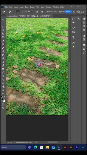 6.2K views · 69 reactions | ☘ Remove an unwanted object in Photoshop Reel #photoshop #tutorial #short #reelsviralシ | Akkas Editing | Facebook