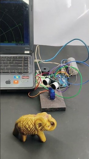 Arduino Radar System 🔥 Detecting Objects Like a Real Radar! #Shorts