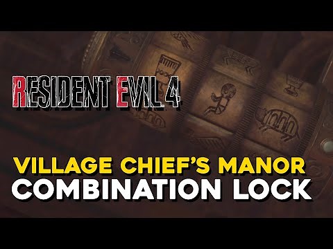 Resident Evil 4 Remake Village Chief's Manor Combination Lock Solution