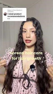 Korean hair care products for hair growth!✨🇰🇷 #kbeauty #koreanhaircare #hairgrowth