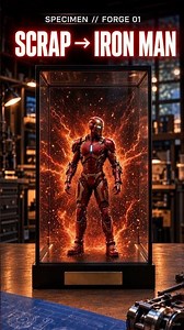 I Built Iron Man's Cave in a Tiny Glass Box