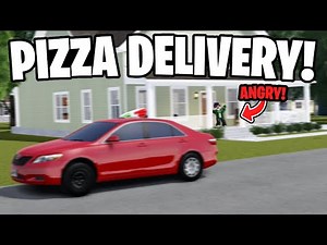 Becoming a Pizza Delivery Driver In Greenville! - Roblox Greenville