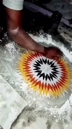 #Khoob Sundar design marble fhool 12 pata Barfi design star ⭐ haldi Lal sada Kalo#design#