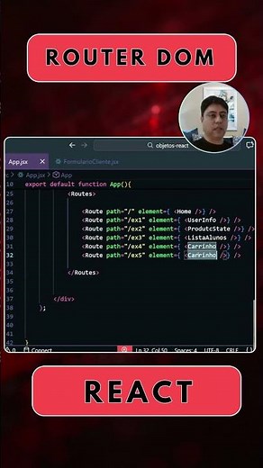 Prática com Objetos no React (Usando React Router DOM)