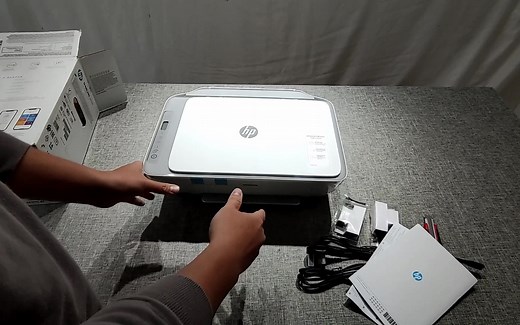 惠普2720新机开箱及复印教程