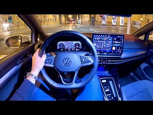 New VOLKSWAGEN GOLF 8 (FACELIFT) 2024 - NIGHT POV test drive & REVIEW (eTSI, 150 HP)