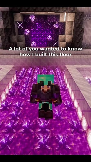 How to Create an Amethyst Floor in Minecraft