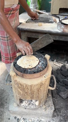 Amazing Breads Making Skills On Coal #food #foodie