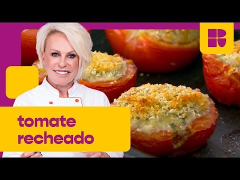 Tomate recheado com linguiça e queijo | Ana Maria Braga | Mais Você