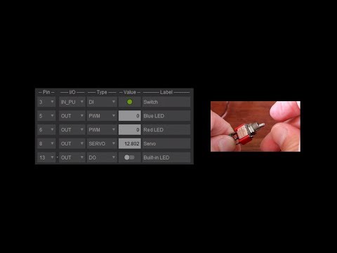 Controlling your Arduino I/O from the I/O Control Panels