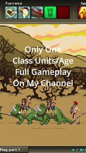 Age Of War 2 - Only One Class Units/ Age (Anti-armor) Short