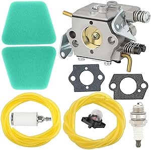 Carburetor Carb Compatible with Craftsman 42cc Chainsaw Air Filter Chain Saw Gasket air filter