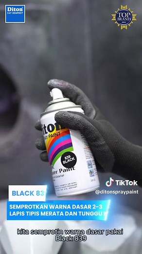 Cara Bikin Warna Chrome dari Diton Spray Paint