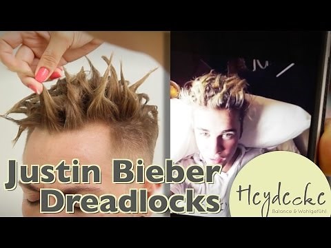 Justin Bieber Hairstyling Tutorial - Dreadlocks Styling Step by Step