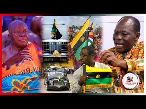 History Of The Three Main Ashanti Flags & Their Meaning~Teacher Kantanka&General FOAM Deeply Explain