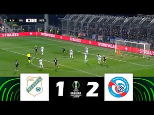 HNK Rijeka vs. RC Strasbourg [1-2] | UEFA Conference League 2025/26 | Match Highlights!