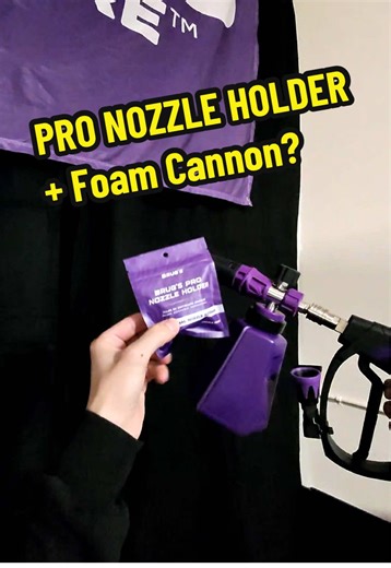 Pro Nozzle Holder Compatibility with Foam Cannon
