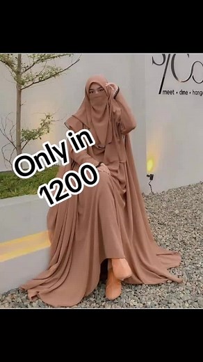 Stylish Gown with Hijab for Girls 2024