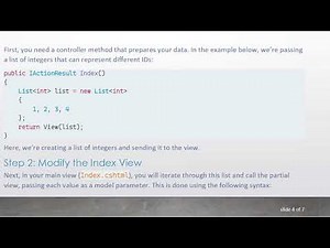 How to Pass Values to ASP.NET Core Partial Views Effectively