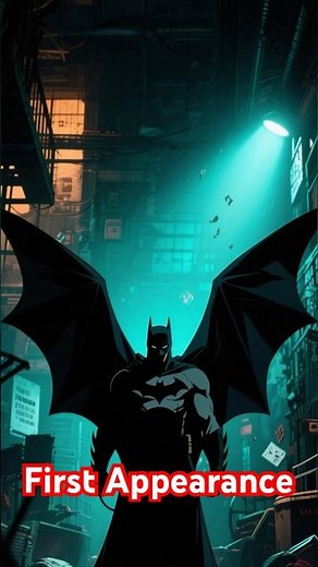 Batman’s First Appearance (1939) #comics #batman #shorts