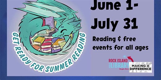 Summer Level UP reading challenge and plenty of summer fun at Rock Island library