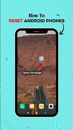 How to reset android phone | Android factory reset #tech #shorts
