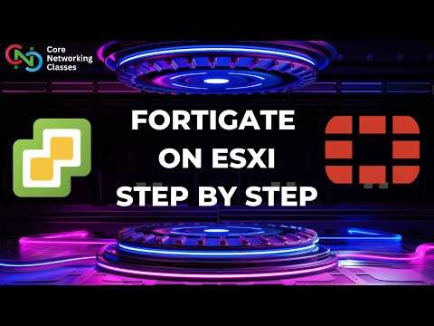 FortiGate on ESXi | Step-by-Step Deployment & Virtual Network Setup (LAN, WAN, MGMT) | Tech CNC