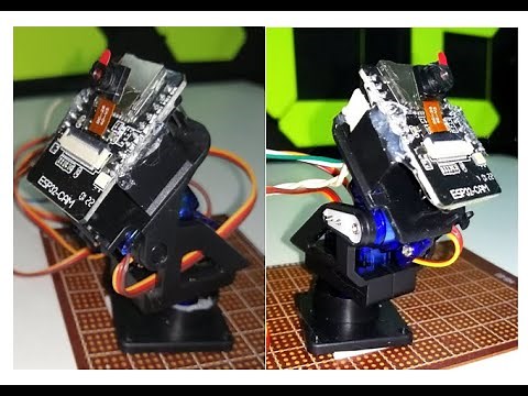 Pan Tilt Bracket Assembling for ESP 32 Cam Module.How to use servo motors for Pan tilt Bracket ..