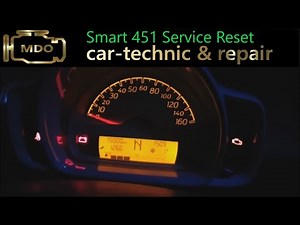 Comment réinitialiser le service dans la Smart ForTwo ?