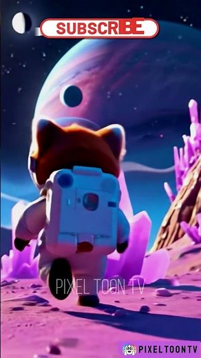 Red Panda Astronaut Lands on Alien Planet! 🪐🚀✨ | Space Cartoon for Kids