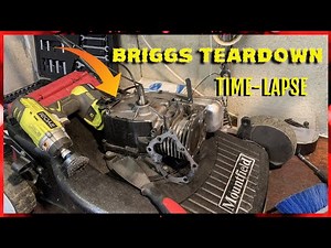 Briggs And Stratton 35 Classic Lawnmower EngineTeardown (Timelapse)