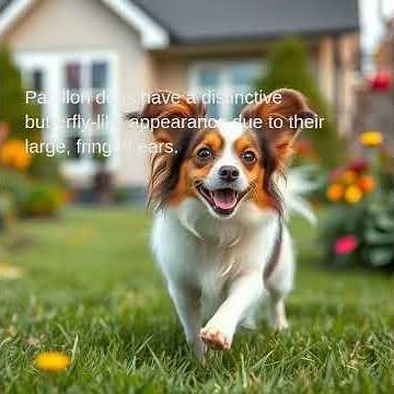 Papillon dogs have a distinctive butterfly-like appearance due to their large, fringed ears.