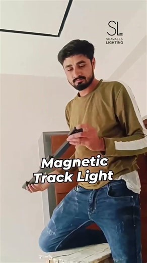 #magneticlight Magnetic Track light Installation! How to install magnetic track #ledlighting