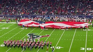 WOOOO HOOOOO! Katy High School band at tonight’s Texans game! Way to go Tigers! (Courtesy of Shelley Ferrill MD) Katy Athletic Booster Club | KATY MAGAZINE, Katy Texas