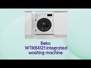 Beko WTIK84121 Integrated 8 kg 1400 Spin Washing Machine - Product Overview