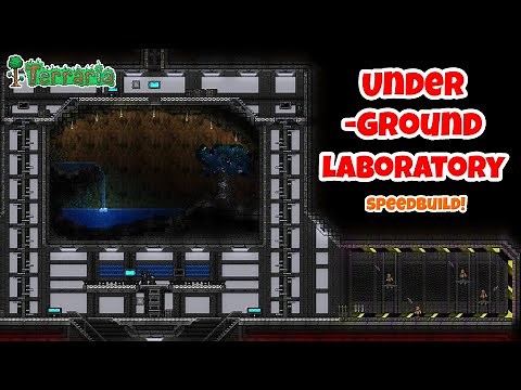 Terraria || Underground Laboratory, Speed-Build & Commentary!