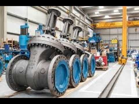 Amazing Manufacturing Process of Huge Industrial Gate Valves